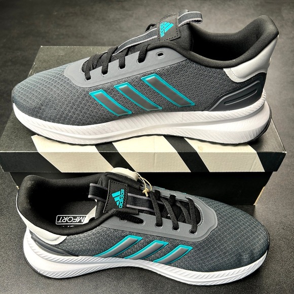 Adidas X PLRPATH Men's Running Shoes Gray Aqua Cloudfoam Size 9 JR8211 NEW - Picture 2 of 7